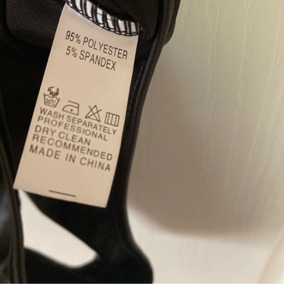 Long Sleeve Bodysuit Size Small Black - Picture 6 of 7